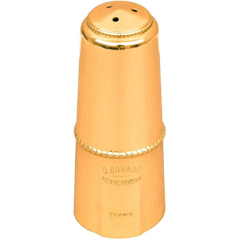 Boquillero Saxofon Soprano Bonade Invertido Lacado Oro Envejecido C2257UDGO
