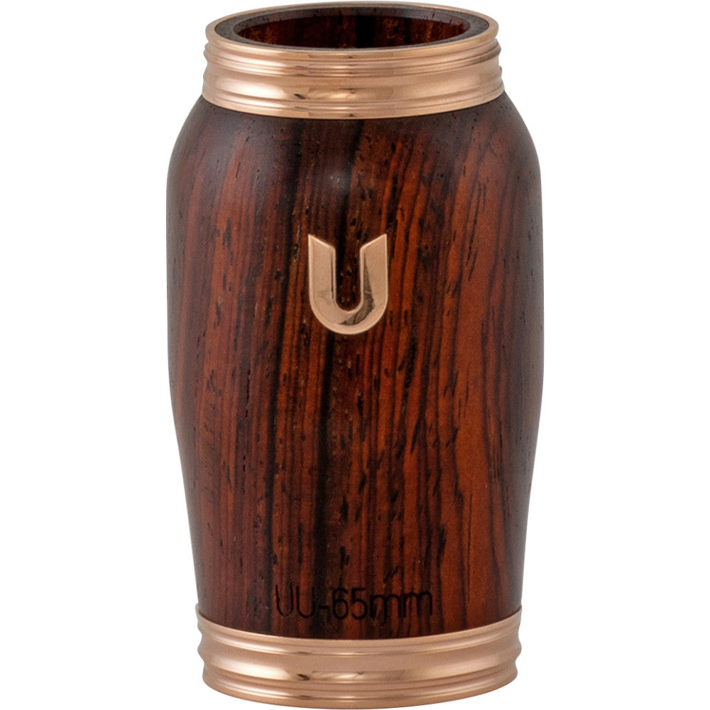Barrilete Clarinete Uebel Universal 65mm Cocobolo Chapado Oro