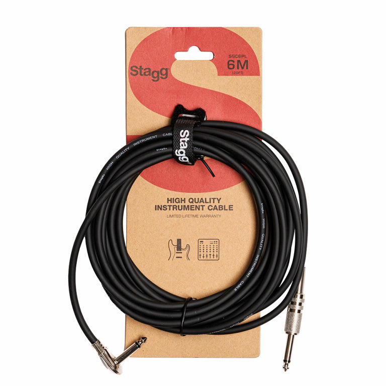 Cable Audio Stagg Jack 6m S-Series SGC6PL