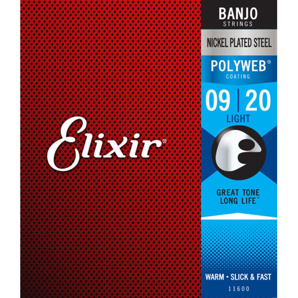 Juego Cuerdas Banjo Elixir Polyweb 11600 (0920)