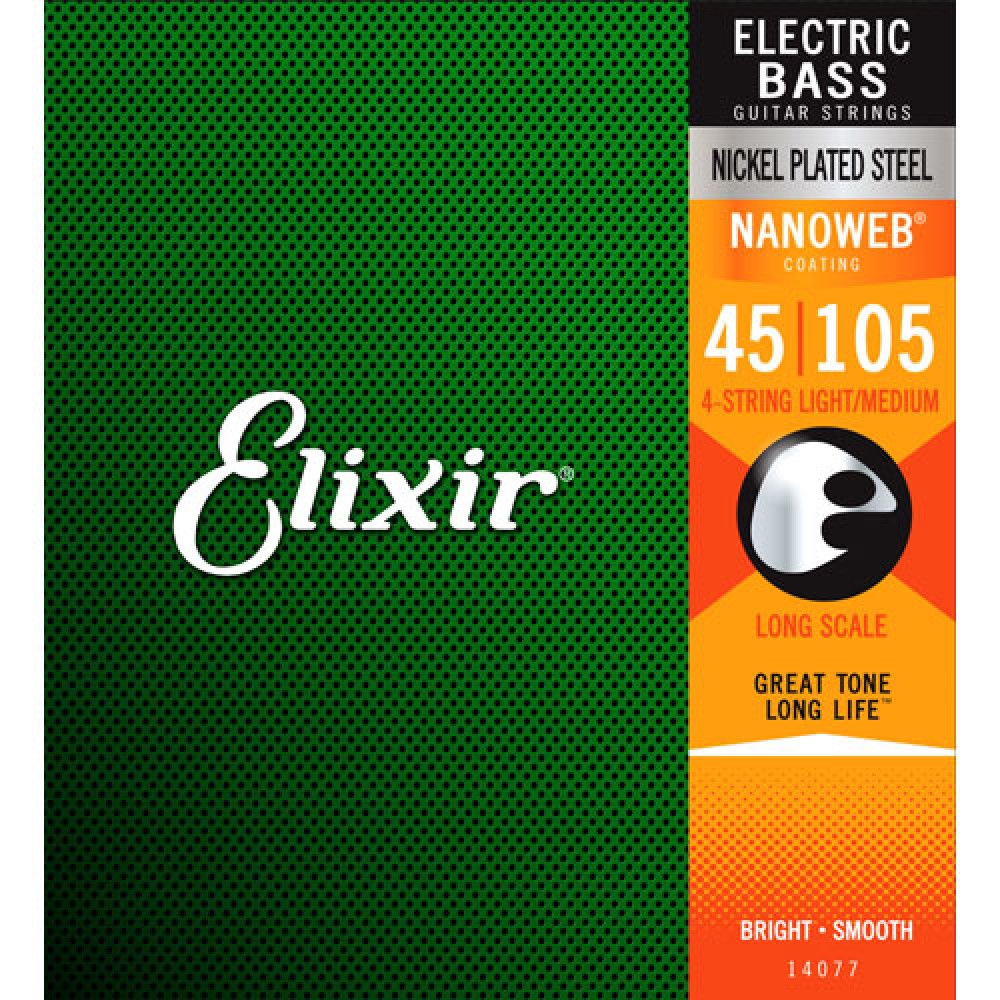 Elixir Nickel Bass Strings Set 14077 (45105)