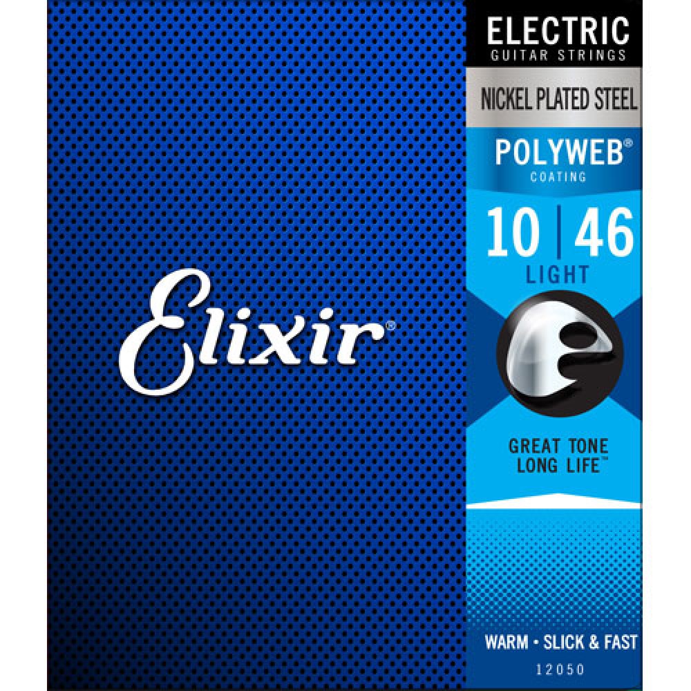 Juego Cuerdas Guitarra Electrica Elixir Polyweb 12050 (1046)