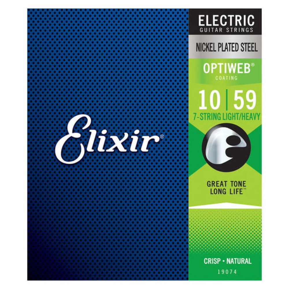 Elixir Optiweb 19074 7-String Electric Guitar Set (010059)