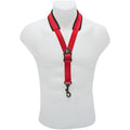 Cordón Saxofon BG S19SH Ancho Al Cuello Rojo