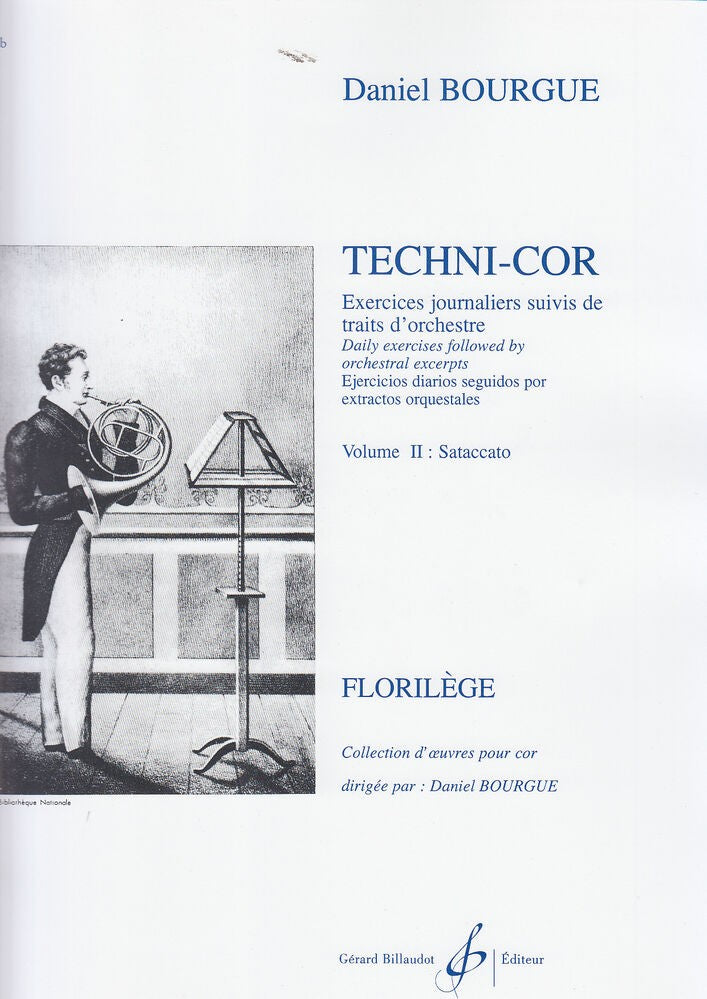 TechniCor Vol. 2: Staccato para Trompa. Bourgue, D.