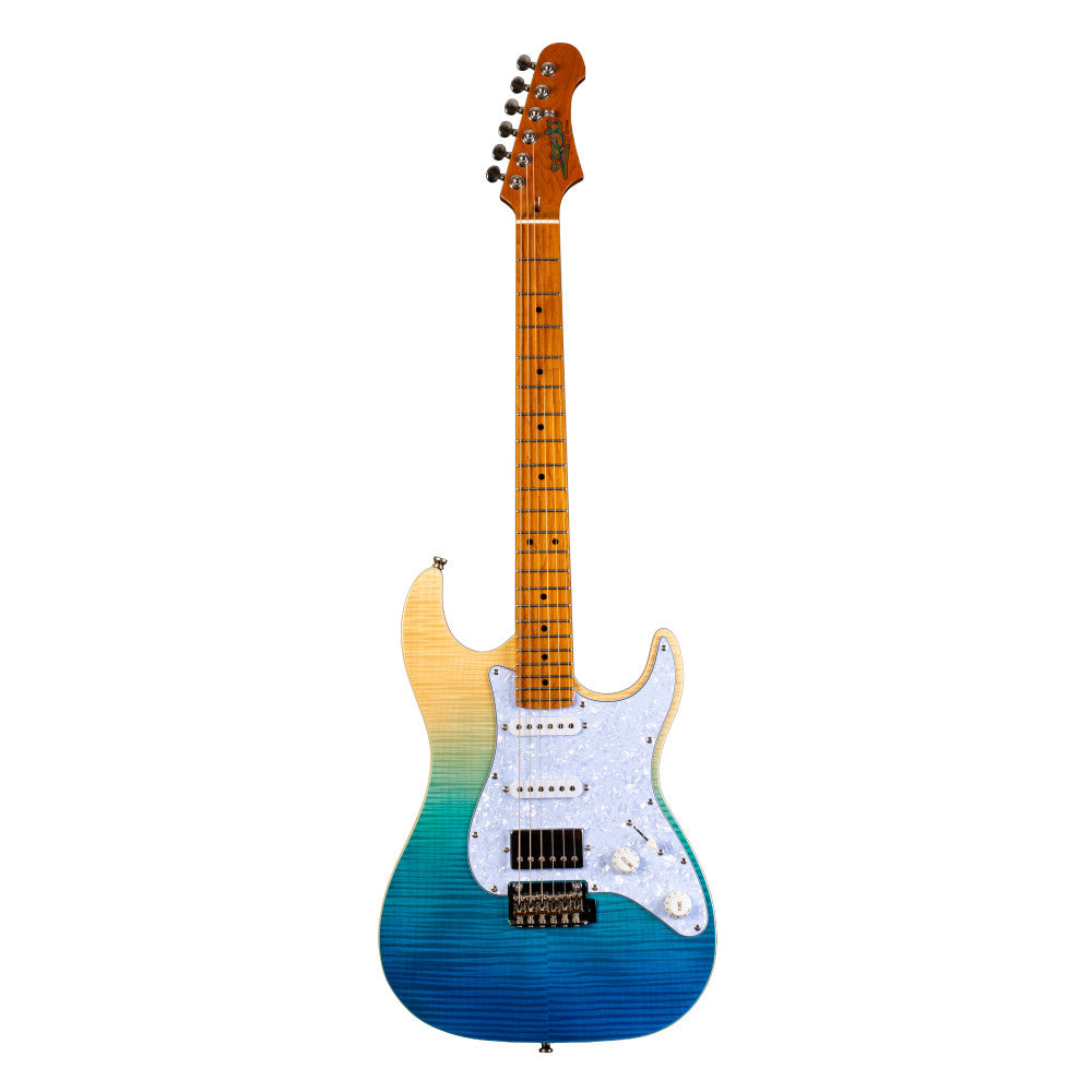 Guitarra Electrica Jet JS450-TBL-HSS Transparent Blue_01