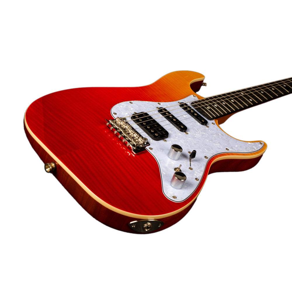 Guitarra Electrica Jet JS600-TRS-HSS Transparent Red_03