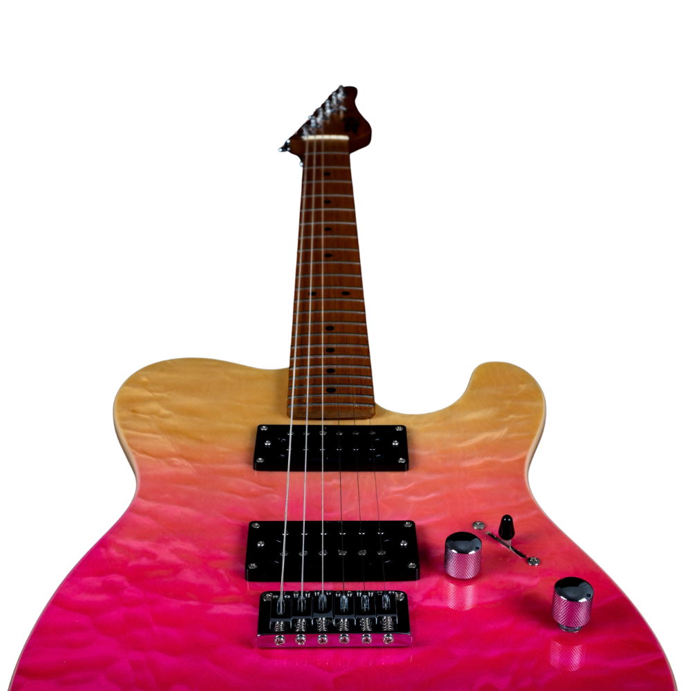 Guitarra Electrica Jet JT450-QTPK Rosa Transparente_04