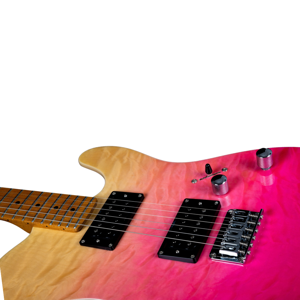 Guitarra Electrica Jet JT450-QTPK Rosa Transparente_05