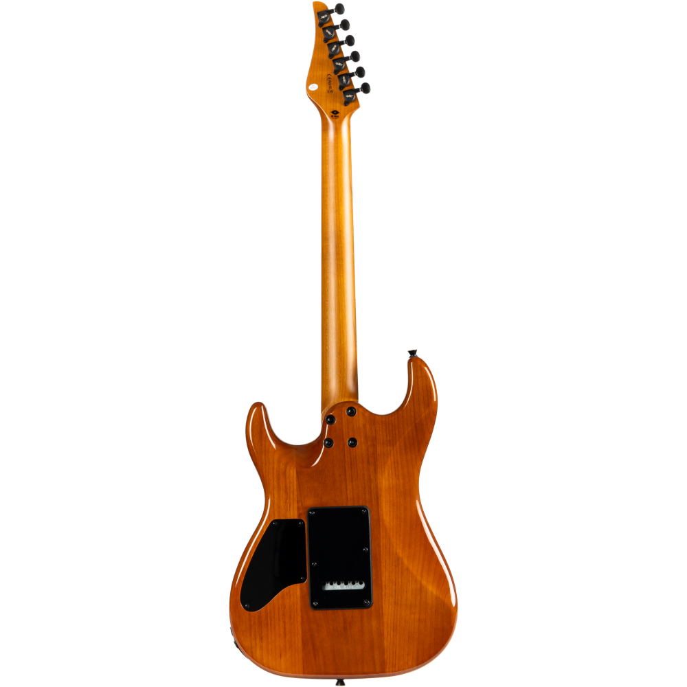 Guitarra Electrica Jet JS1000 Vulcano Transparent Red_02