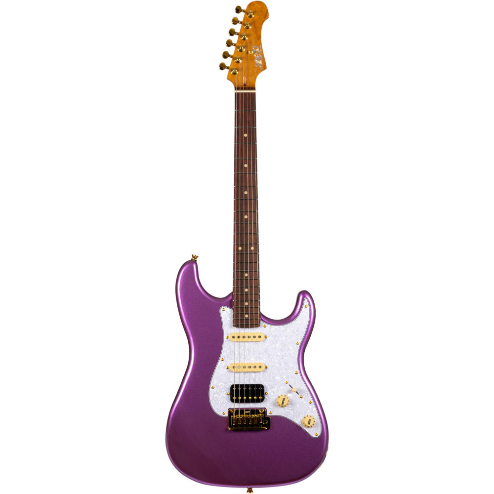 Guitarra Electrica Jet JS480-VIG Violet, Gold Hardware_01