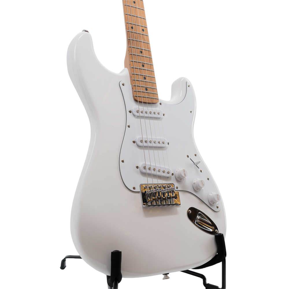 Guitarra Electrica Bones Texas B-SSS Blanca_02