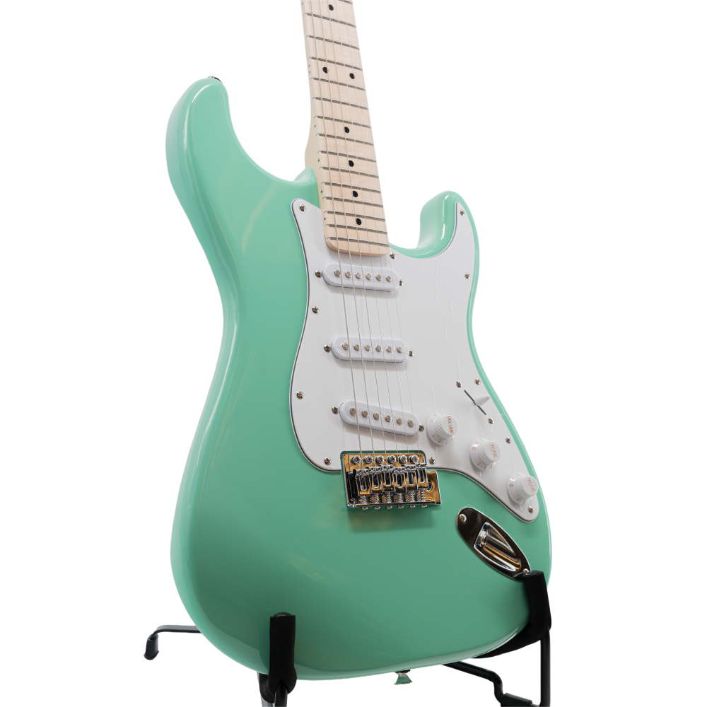 Guitarra Electrica Bones California B-SSS Verde_02