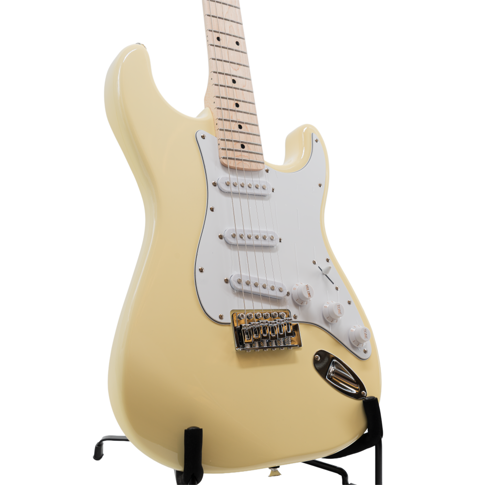 Guitarra Electrica Bones California B-SSS Amarilla_02