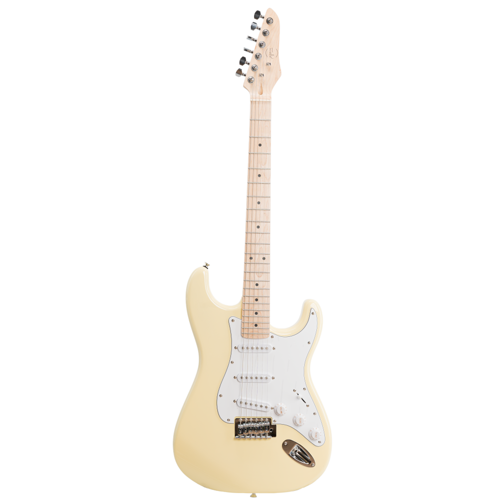 Guitarra Electrica Bones California B-SSS Amarilla_01
