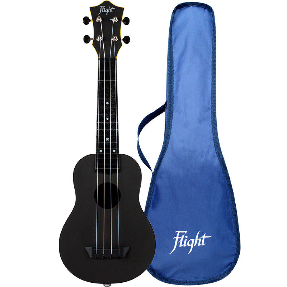 Ukelele Soprano Electroacustico Flight Travel TUS-35EBK Negro_01