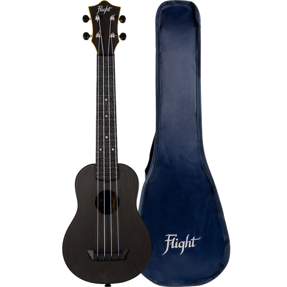 Ukelele Soprano Escala Concierto Flight Travel TUSL-35BK Negro_01