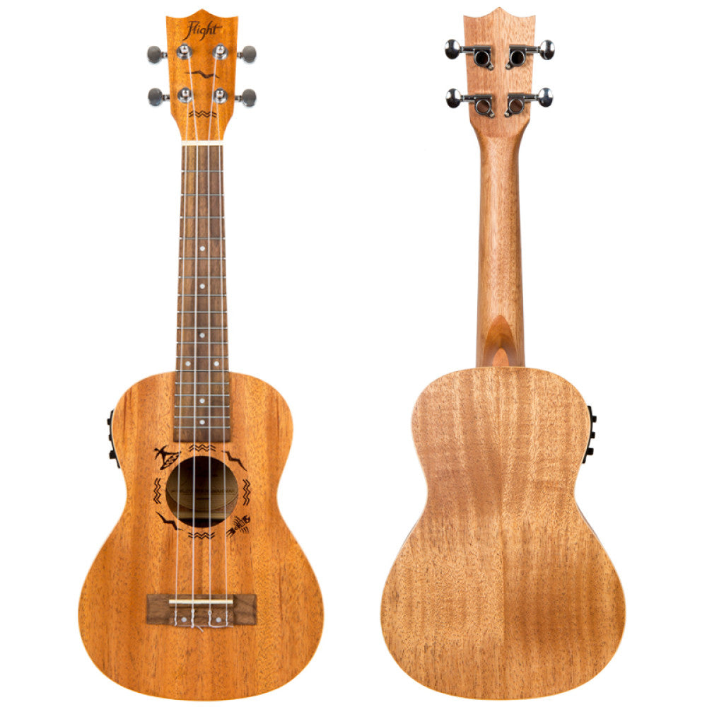 Ukelele Concierto Electroacustico Flight Designer DUC-523CEQ Caoba_02
