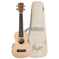 Ukelele Concierto Electroacustico Flight Designer DUC-525EQ Abeto/Zebrano_01