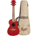 Ukelele Concierto Electroacustico Flight Gemstone DUC-380CEQ Coral_01
