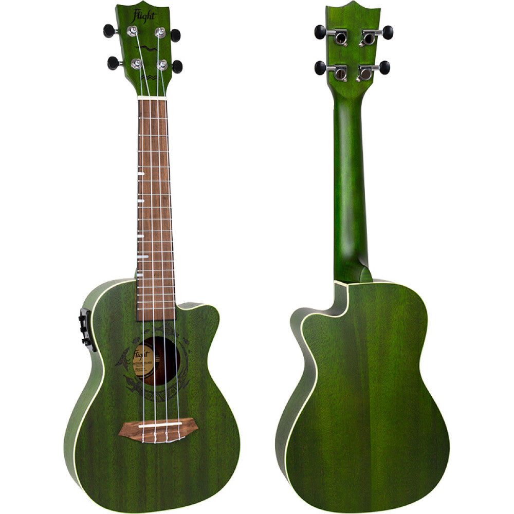 Ukelele Concierto Electroacustico Flight Gemstone DUC-380CEQ Jade_02