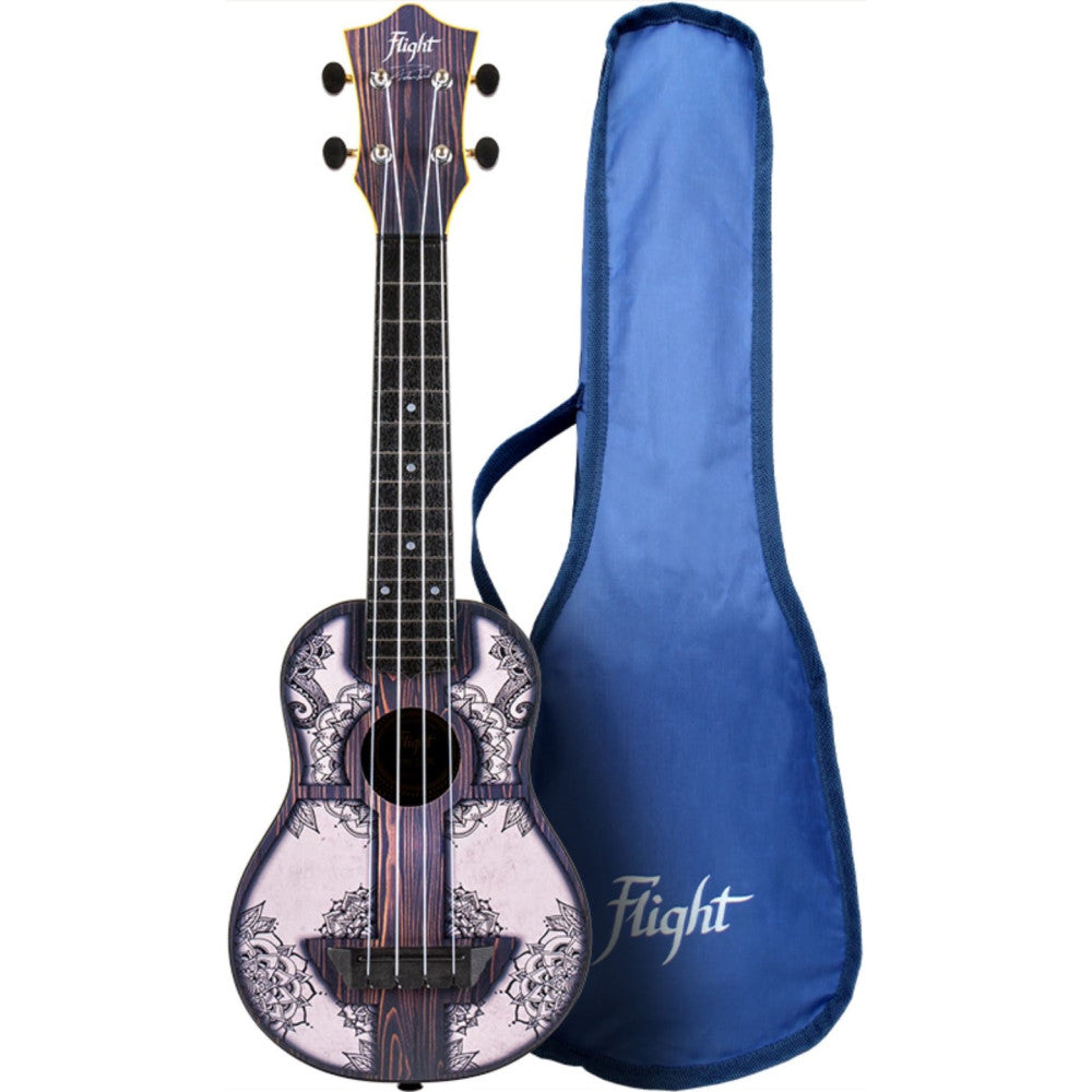 Ukelele Soprano Flight Travel TUS-40 Mandala_02