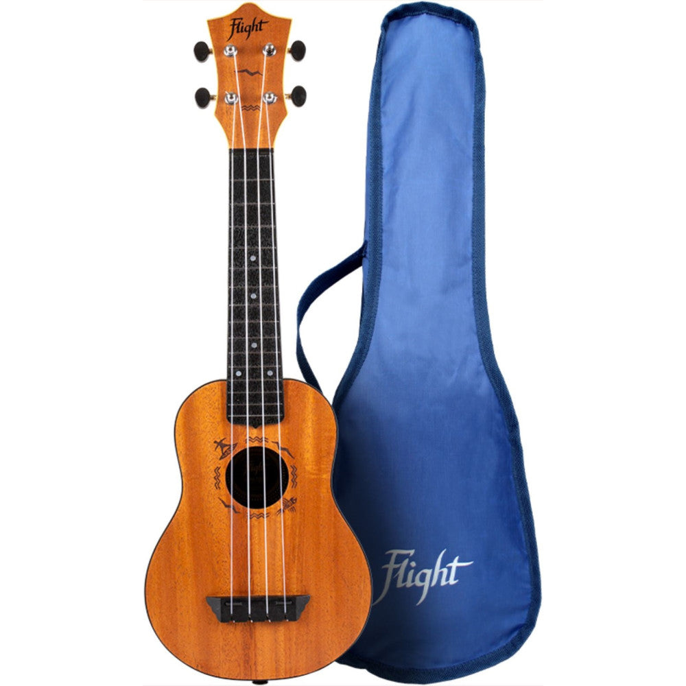Ukelele Soprano Flight Travel TUS-53 Mahogany_02