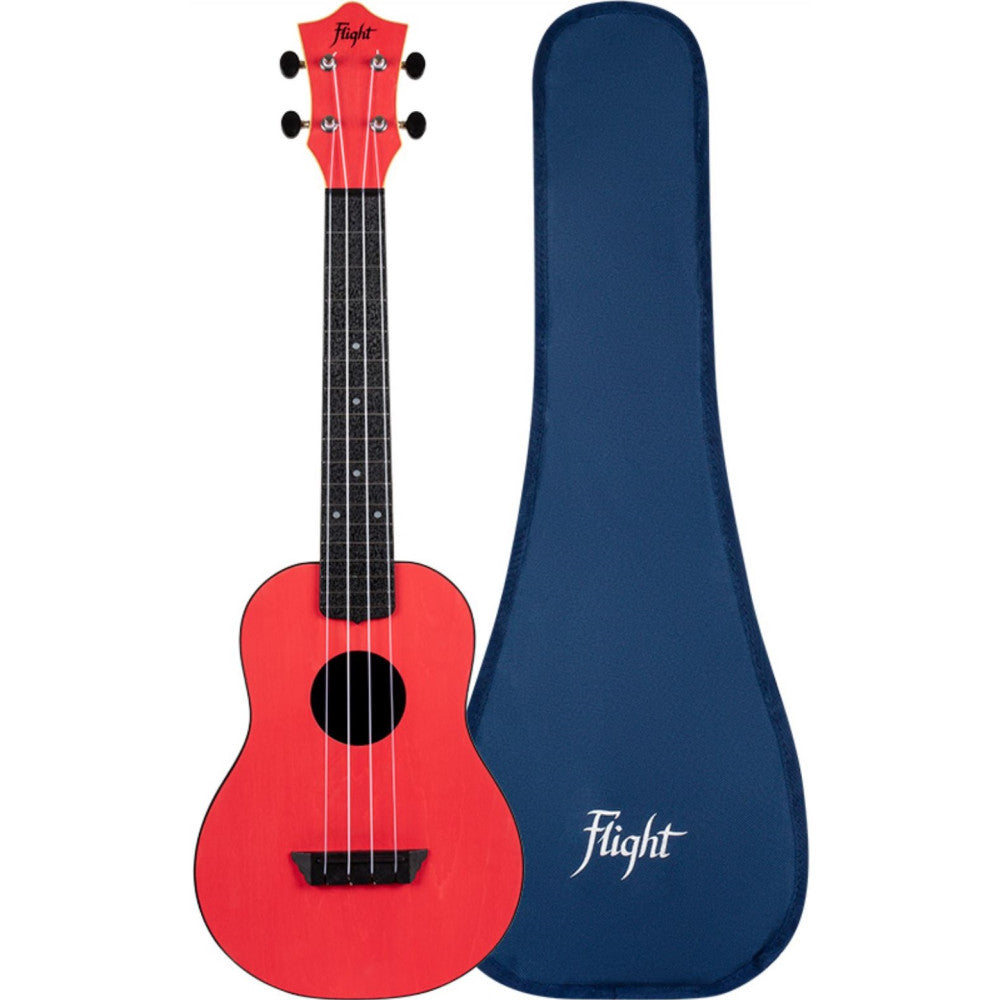 Ukelele Concierto Flight Travel TUC-35RD Rojo_01