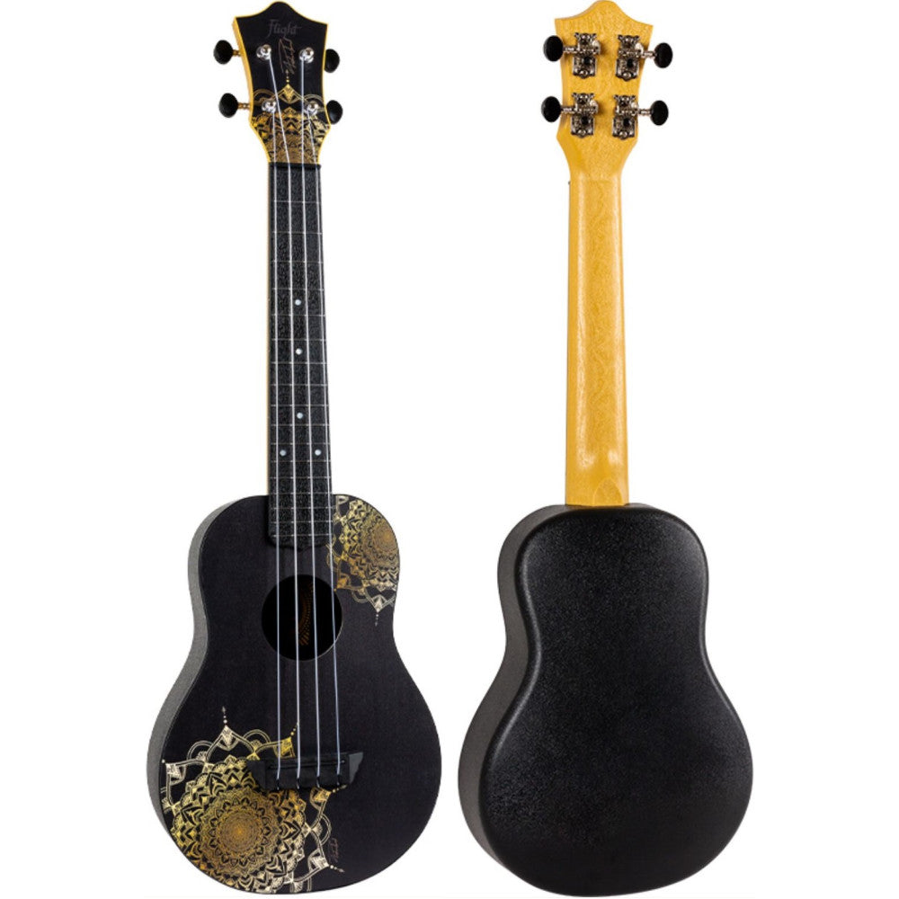 Ukelele Concierto Flight Travel TUC-40 GD Mandala_02