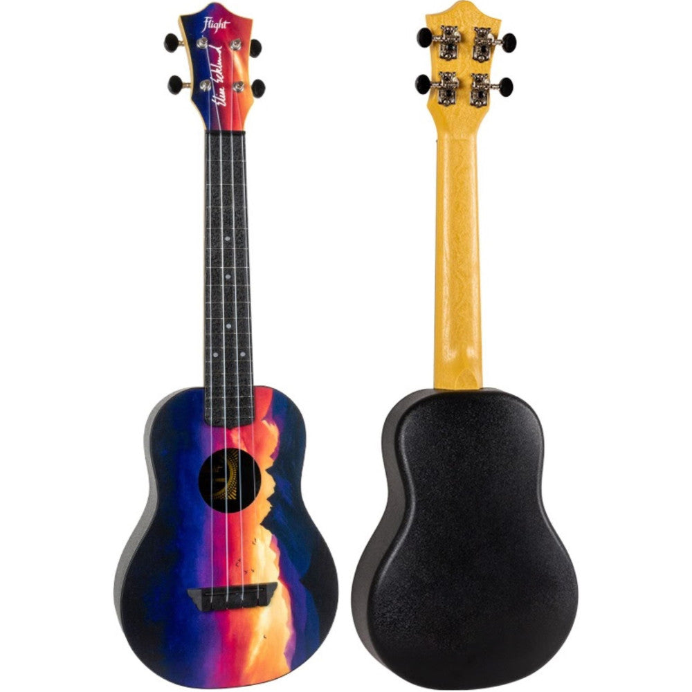 Ukelele Concierto Flight Travel TUC-EE Sunset Elise Ecklund_02