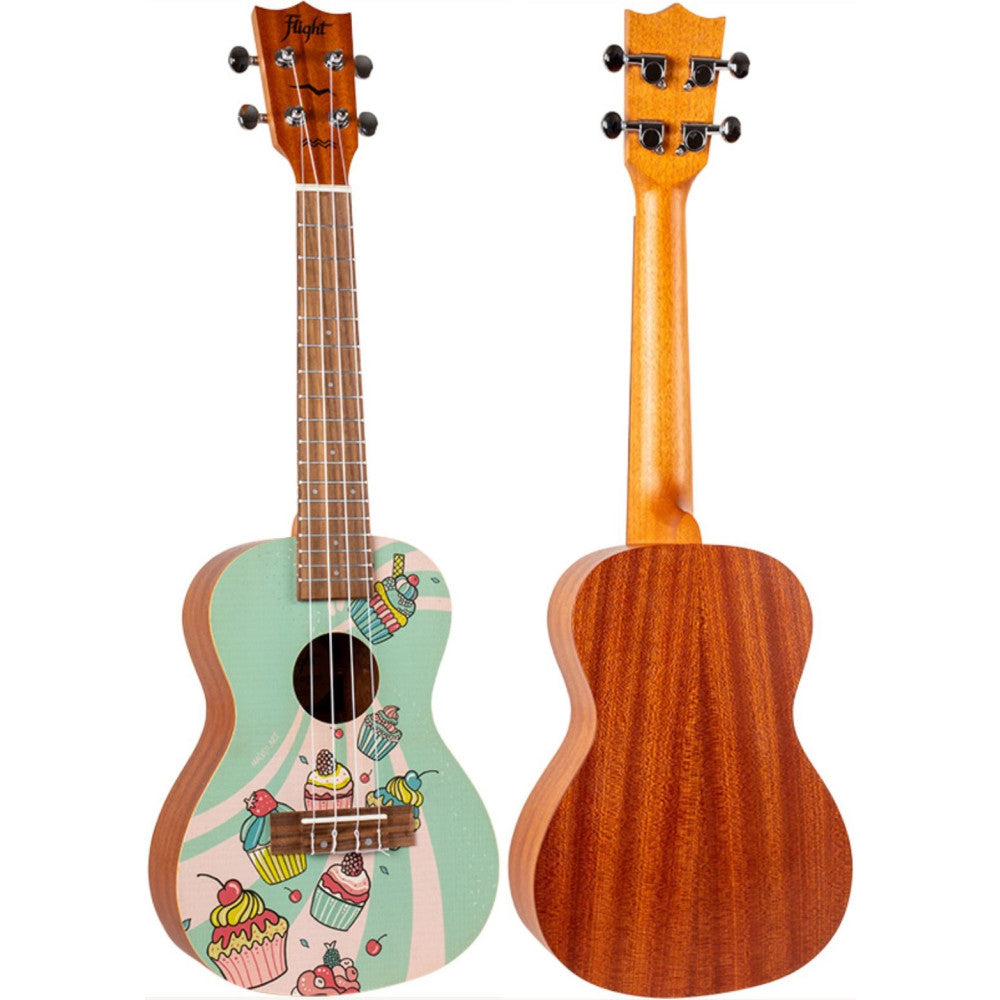 Ukelele Concierto Flight Art AUC-33 Cupcake_02