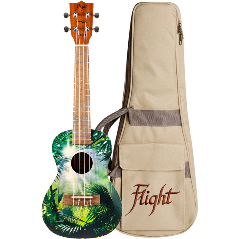 Ukelele Concierto Flight Art AUC-33 Jungle_01