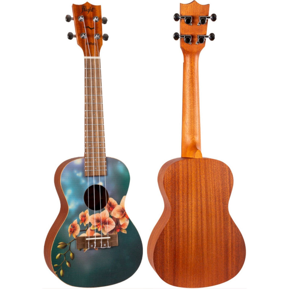 Ukelele Concierto Flight Art AUC-33 Orchid_02