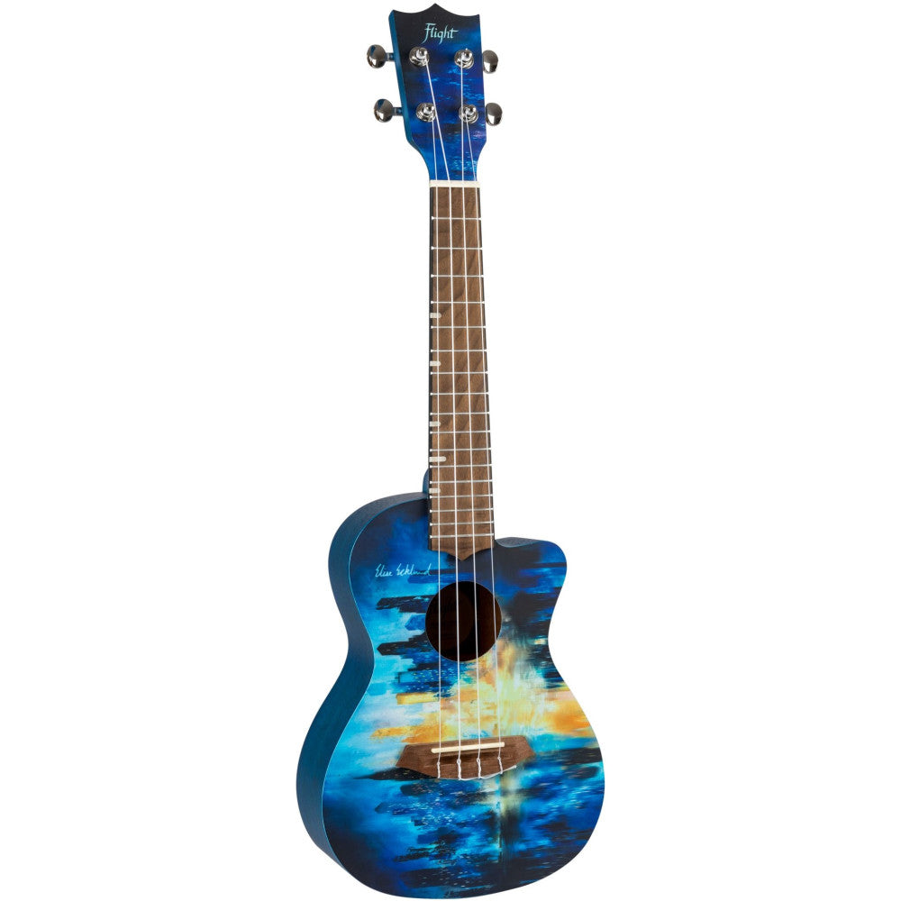 Ukelele Concierto Flight Art AUC-CITY Elise Ecklund Signature_03