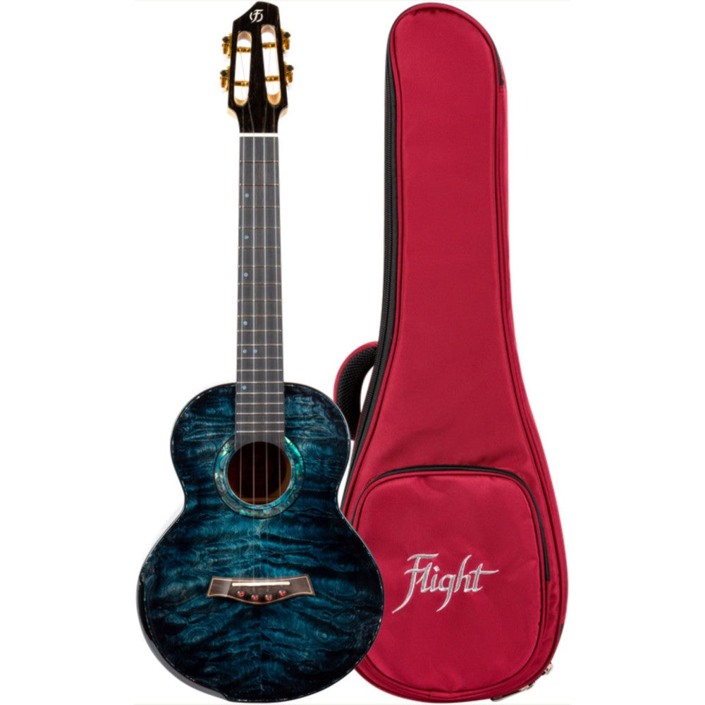 Ukelele Tenor Flight Anniversary A10QM Aqua Blue_01