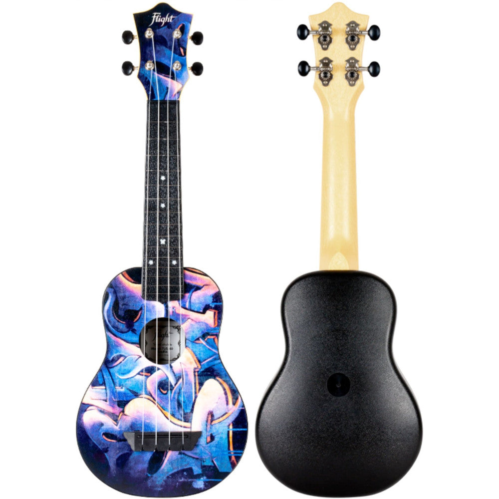 Ukelele Soprano Flight Travel TUS-40 Graffiti_02