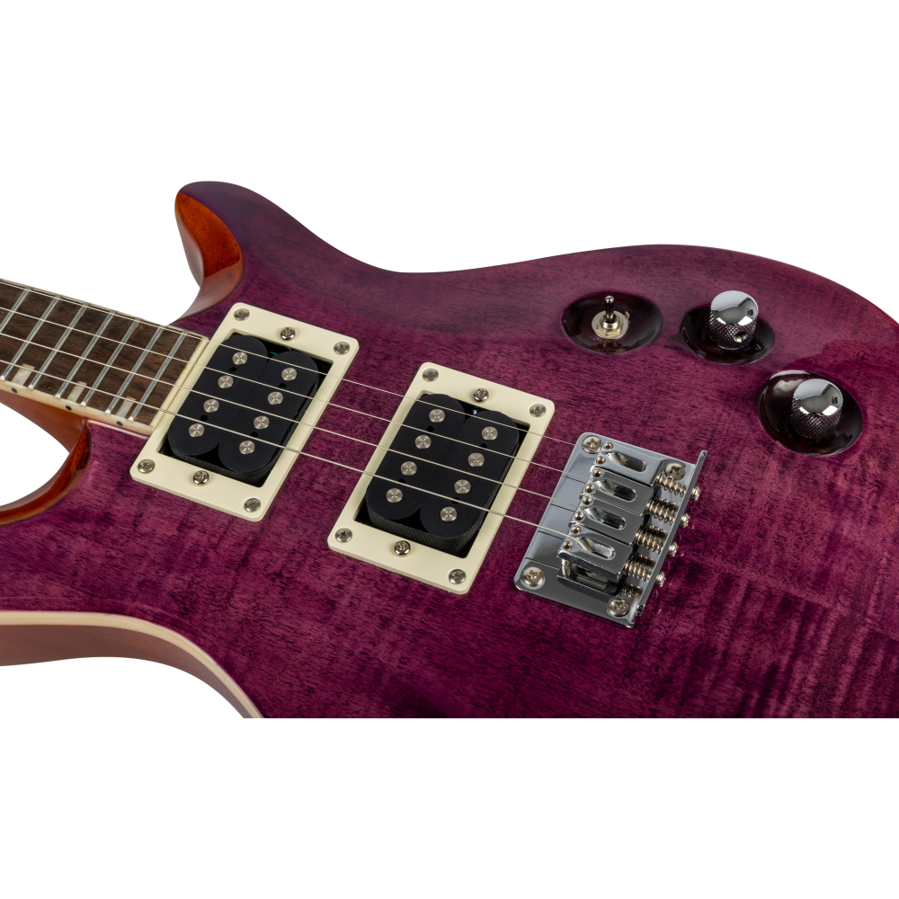 Ukelele Tenor Electrico Flight Rock Vanguard Transparent Purple_07