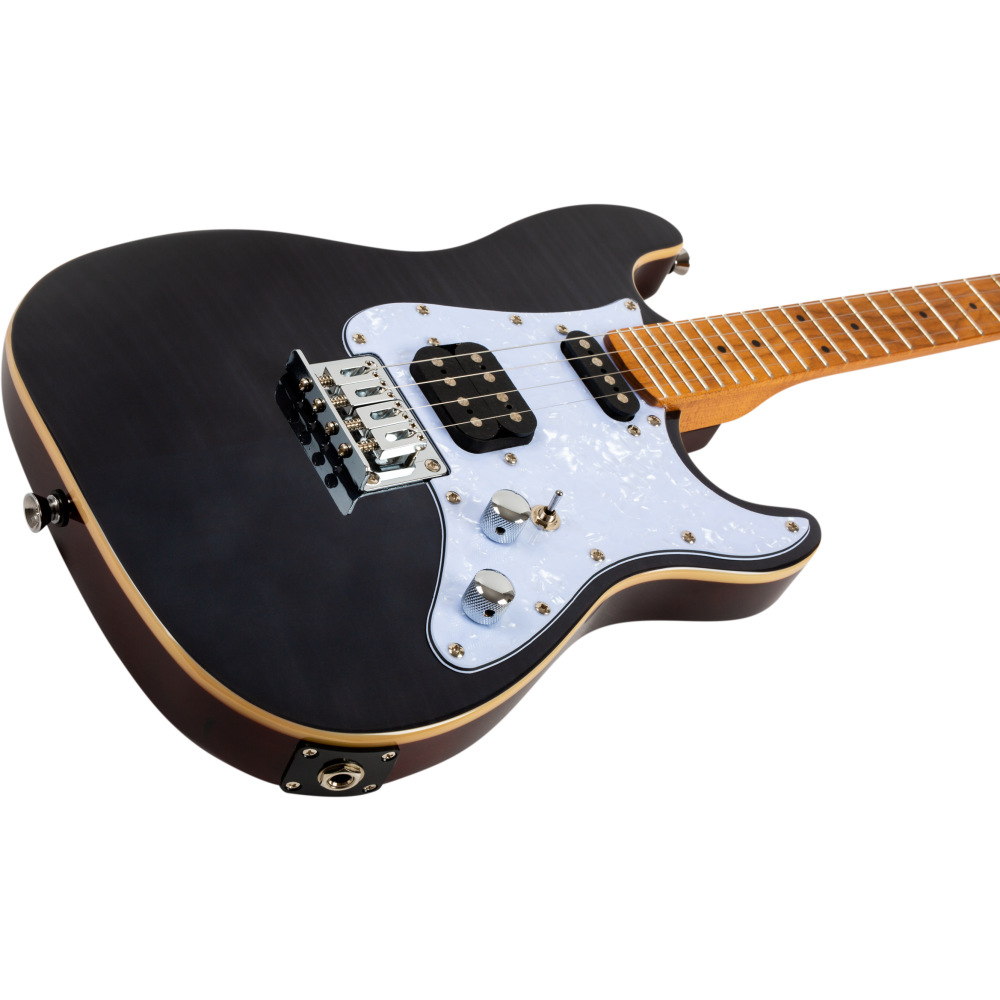 Ukelele Tenor Electrico Flight Rock Pathfinder Transparent Black_04