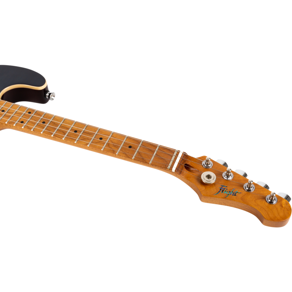 Ukelele Tenor Electrico Flight Rock Pathfinder Transparent Black_06