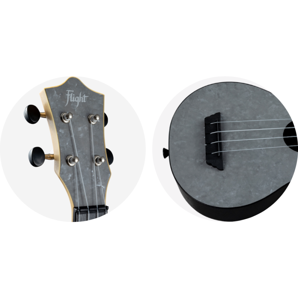 Ukelele Soprano Flight Travel TUS-65 Silver_03