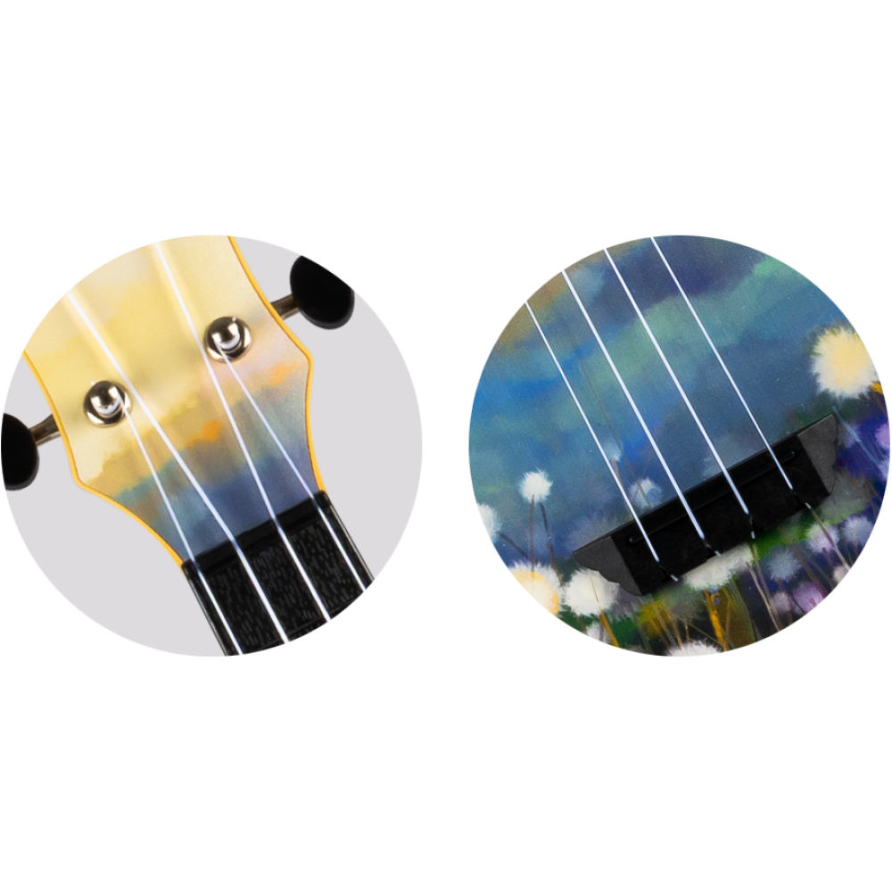 Ukelele Soprano Flight Travel TUS-40 Dandelions_03