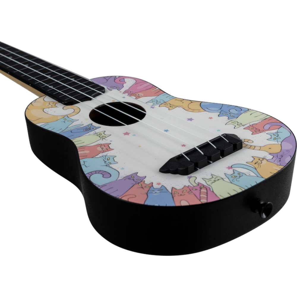 Ukelele Soprano Flight Travel TUS-40 Kitty_02