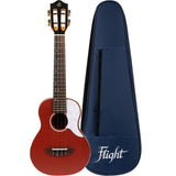 Ukelele Concierto Flight Princess Iris RD Rojo