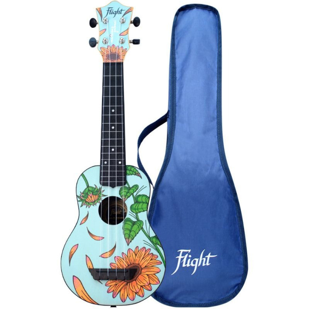 Ukelele Soprano Flight Travel Signature TUS-Sunflower Mariana Galbani_01