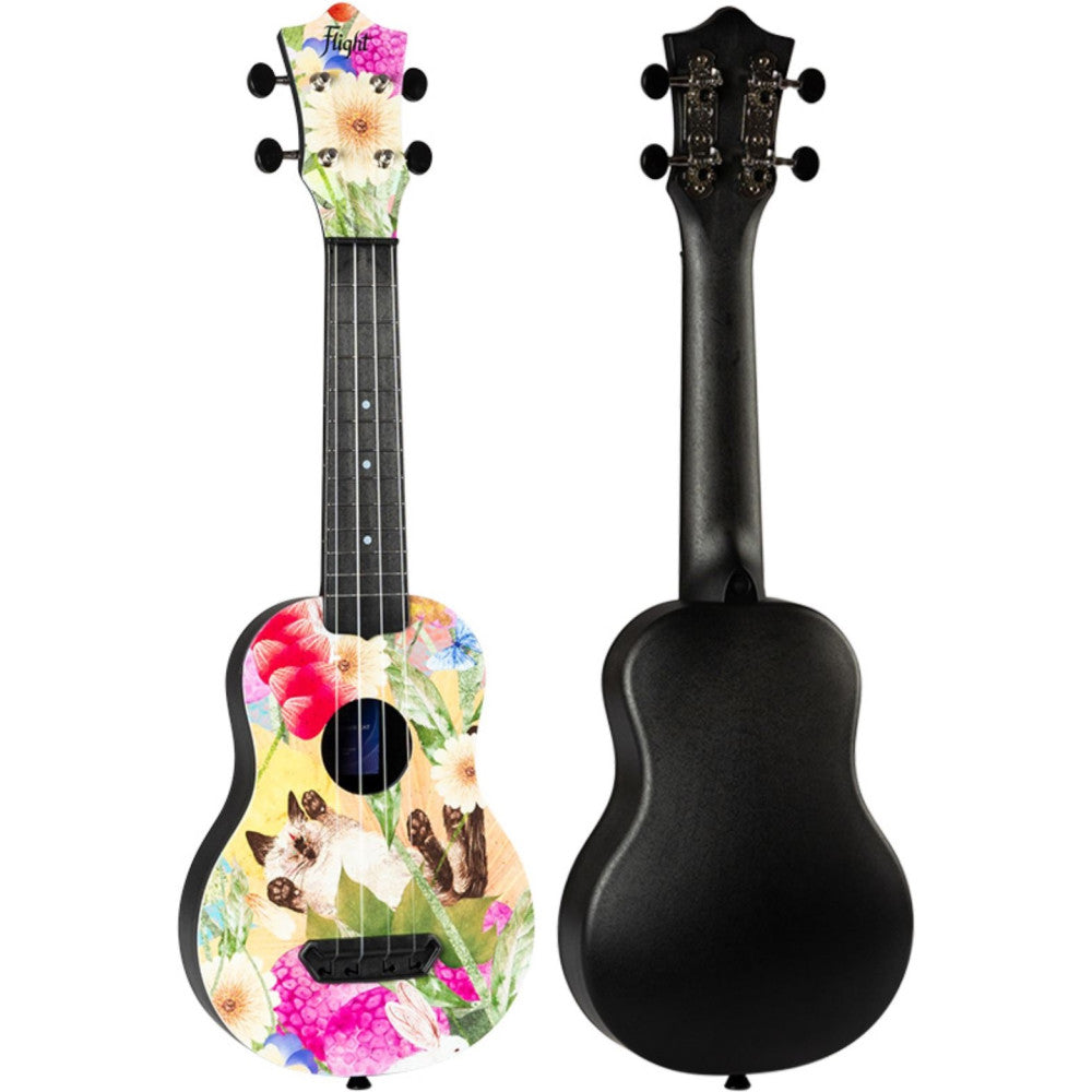 Ukelele Soprano Flight Ultra Travel UTS-42 Summer Cat_02