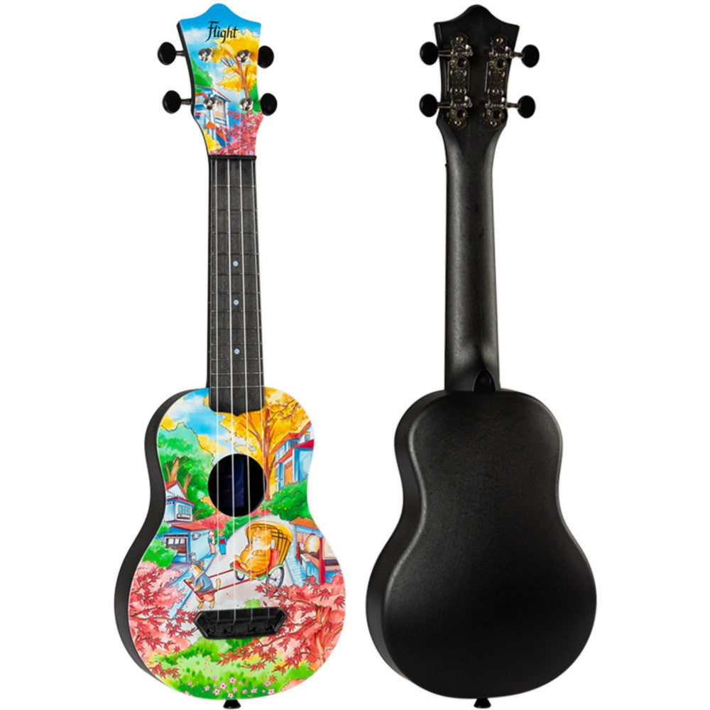 Ukelele Soprano Flight Ultra Travel UTS-42 Fat Cat_02