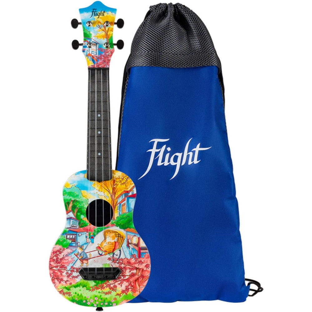 Ukelele Soprano Flight Ultra Travel UTS-42 Fat Cat_01
