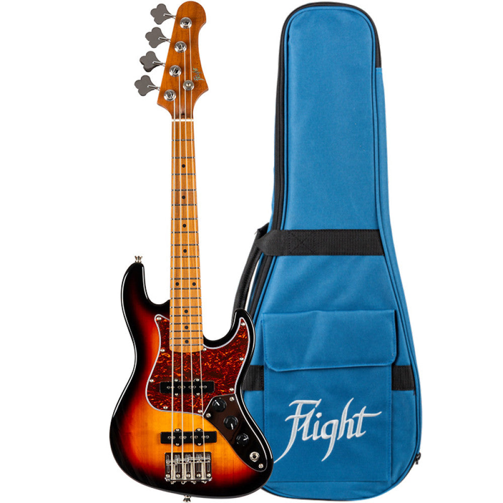 Ukelele Bajo Flight Rock Mini Bass SunBurst_01