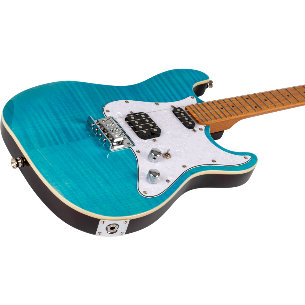 Ukelele Baritono Electrico Flight Rock Pathfinder OBL Ocean Blue_04