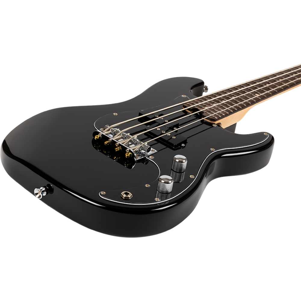 Ukelele Bajo Flight Rock Mini Bass Lite BK Negro_04